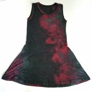 Michael Phillips galaxy tie dye skater dress
